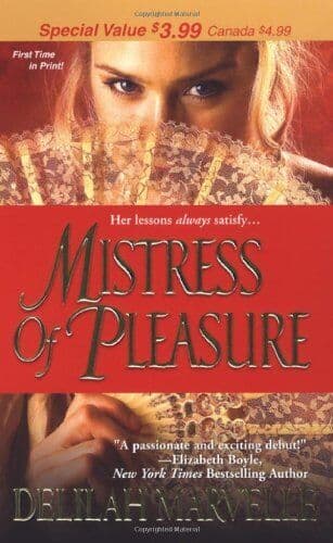 Mistress of Pleasure (Zebra Debut), Delilah Marvelle Paperback Book Pre-Owned English