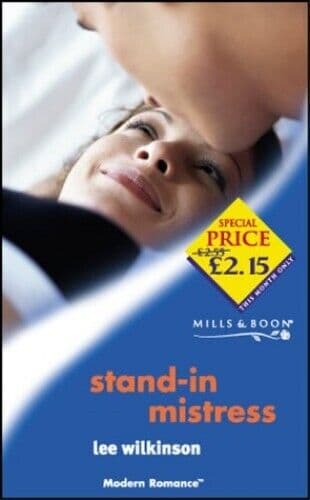 Stand-in Mistress (Mills & Boon Modern), Wilkinson, Lee Paperback Book Pre-Owned English