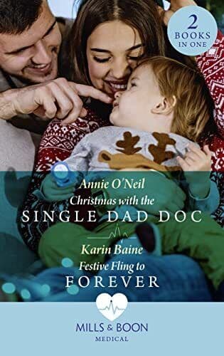 Christmas With The Single Dad Doc / Fe, Baine, Karin Paperback Book Pre-Owned English