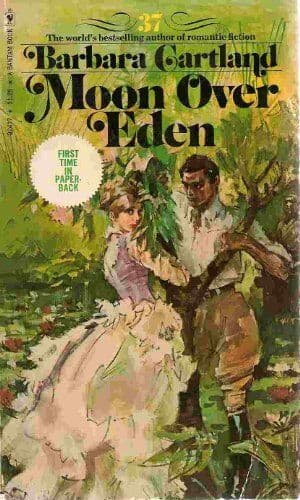 Moon Over Eden by Cartland, Barbara  Paperback Book Pre-Owned English