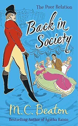 Back in Society (The Poor Relation series) by M.C. Beaton Paperback Book Pre-Owned English