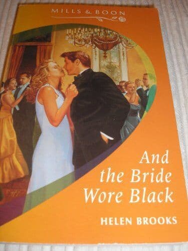 And the Bride Wore Black by Brooks, Helen  Paperback Book Pre-Owned English