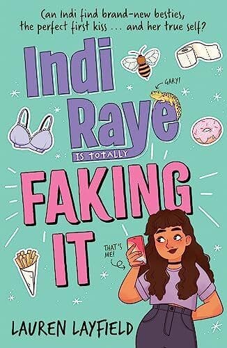 Indi Raye is Totally Faking It, Layfield, Lauren Paperback Book Pre-Owned English