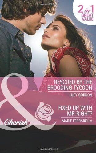 Rescued by the Brooding Tycoon/Fixed Up with Mr Righ by Lucy Gordon Paperback Book Pre-Owned English