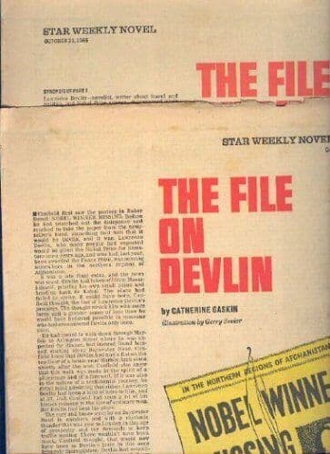 File on Devlin, Gaskin, Catherine Paperback Book Pre-Owned English