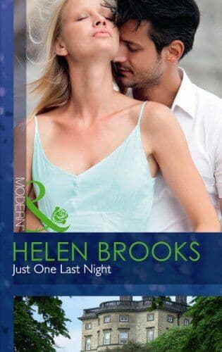 Just One Last Night (Modern) by Helen Brooks Paperback Book Pre-Owned English