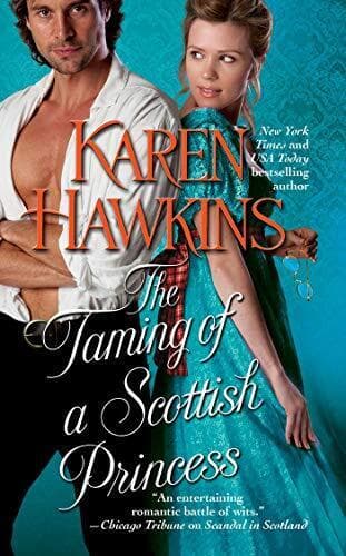 The Taming of a Scottish Princess (Volume 4) (The Hurst Amu by Hawkins, Karen Paperback Book Pre-Owned English