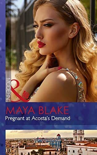 Pregnant At Acosta’s Demand by Blake, Maya Paperback Book Pre-Owned English