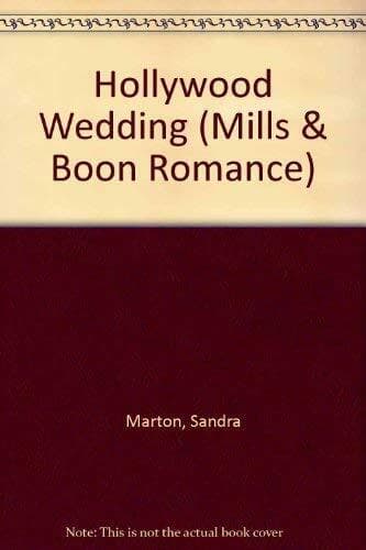 Hollywood Wedding (Mills & Boon Roma, Marton, Sandra Paperback Book Pre-Owned English