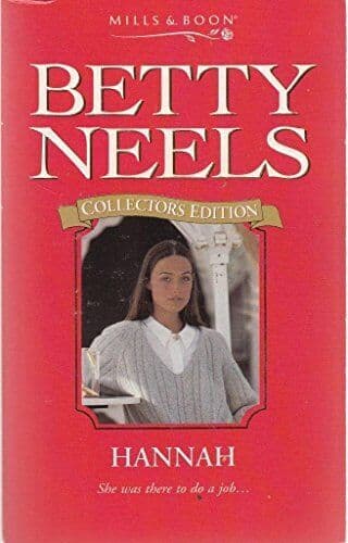 Hannah (Betty Neels Collector’s Editions) by Betty Neels 0263799190 Paperback Book Pre-Owned English