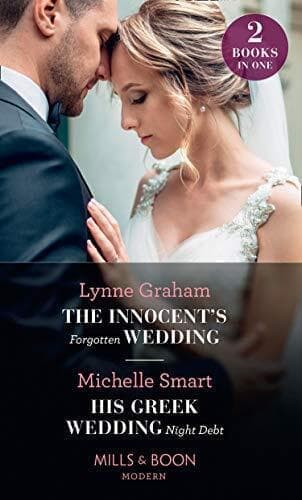 The Innocent’s Forgotten Wedding / His Greek Wedding Night by Smart, Michelle Paperback Book Pre-Owned English