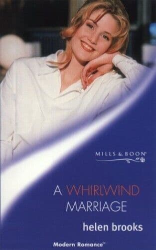 A Whirlwind Marriage (Mills & Boon Mo, Brooks, Helen Paperback Book Pre-Owned English