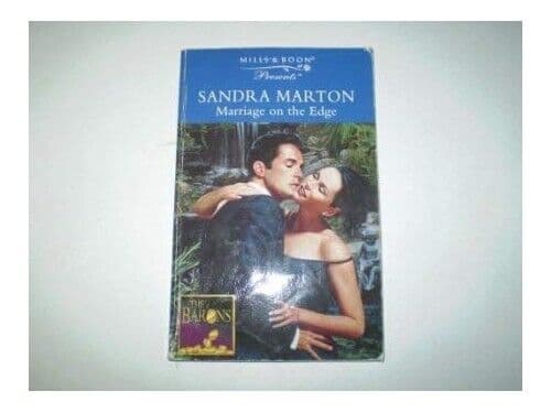 Marriage on the Edge (Presents S.) by Marton, Sandra  Paperback Book Pre-Owned English