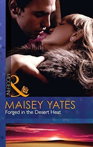 Forged in the Desert Heat (Modern) by Yates, Maisey Paperback Book Pre-Owned English
