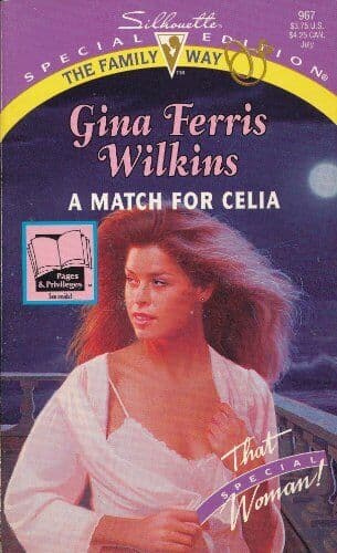A Match For Celia (Silhouette Special Edition) by Wilkins, Gina Paperback Book Pre-Owned English
