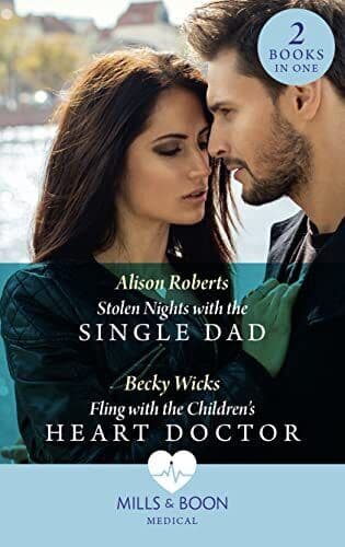 Stolen Nights With The Single Dad / Fling With The Children’s by Wicks, Becky Paperback Book Pre-Owned English