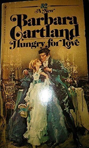 Hungry for Love by Cartland, Barbara Paperback Book Pre-Owned English