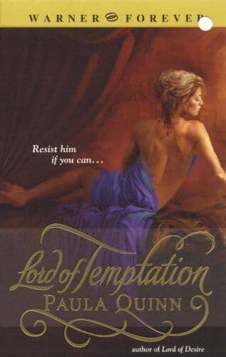 Lord Of Temptation (Warner Forever) by Paula Quinn  Paperback Book Pre-Owned English