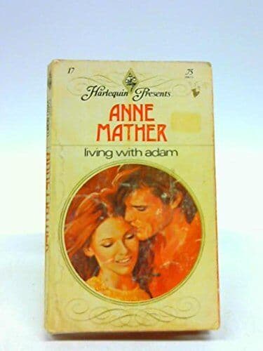 Living With Adam by Anne Mather Paperback Book Pre-Owned English