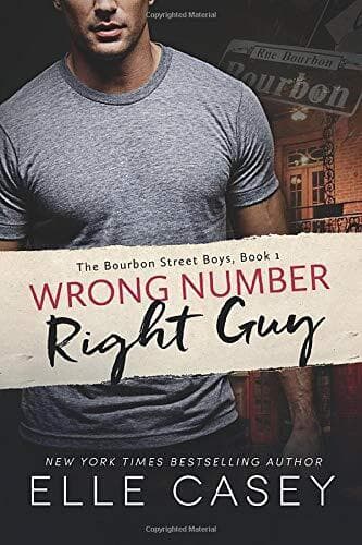 Wrong Number, Right Guy: 1 (The Bourbon Street Boys, 1) by Casey, Elle Paperback Book Pre-Owned English