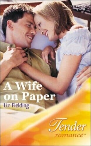 A Wife on Paper, Fielding, Liz Paperback Book Pre-Owned English