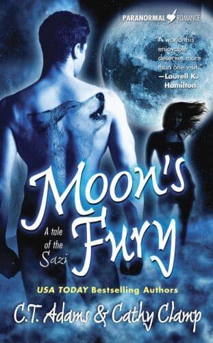 MOONS FURY (Paranormal Romance) by C.T. Adams, Cathy Clamp Paperback Book Pre-Owned English