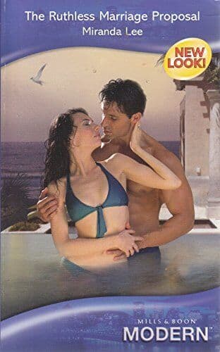 The Ruthless Marriage Proposal (Modern , Miranda Lee Paperback Book Pre-Owned English