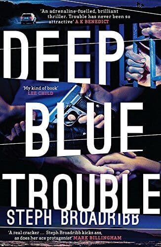 Deep Blue Trouble (Lori Anderson) by Steph Broadribb Paperback Book Pre-Owned English