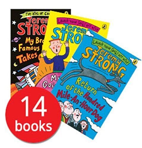 Jeremy Strong 14 copy slipcase, Strong, Jeremy Paperback Book Pre-Owned English