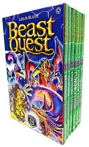 Beast Quest Series 8 Set s 1 - 6 Col…, Adam Blade Paperback Book Pre-Owned English