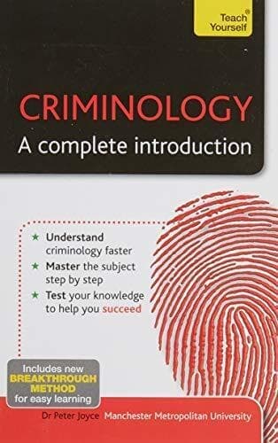 Teach Yourself Criminology by PETER JOYCE  Paperback Book Pre-Owned English