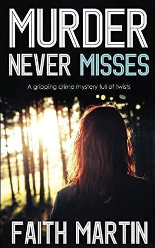 MURDER NEVER MISSES a gripping crime mystery full of twists by MARTIN, FAITH The Paperback Book Pre-Owned English