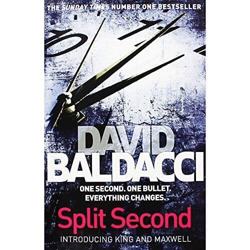 Split Second by David Baldacci  Paperback Book Pre-Owned English