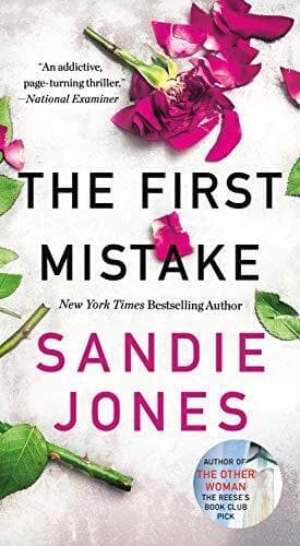 The First Mistake, Jones, Sandie Paperback Book Pre-Owned English