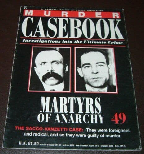 MURDER CASE 49 - Martyrs Of Anarchy by Marshall Cavendish Publication  Paperback Book Pre-Owned English