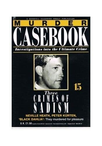 Murder Case 15 The Crimes Of Sadism Neville Heath P… by Marshall Cavendish Paperback Book Pre-Owned English