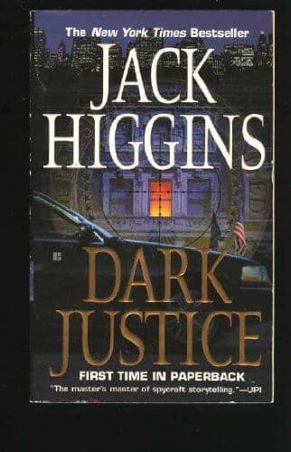 Dark Justice by Higgins, Jack  Paperback Book Pre-Owned English