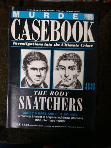 MURDER CASE 88 - The Body Snatchers Paperback Book Pre-Owned English