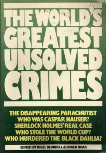 World’s Greatest Unsolved Crimes, The by Boar, Roger Paperback Book Pre-Owned English