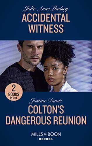 Accidental Witness / Colton’s Dangerous Reunion: Accidental… by Davis, Justine Paperback Book Pre-Owned English