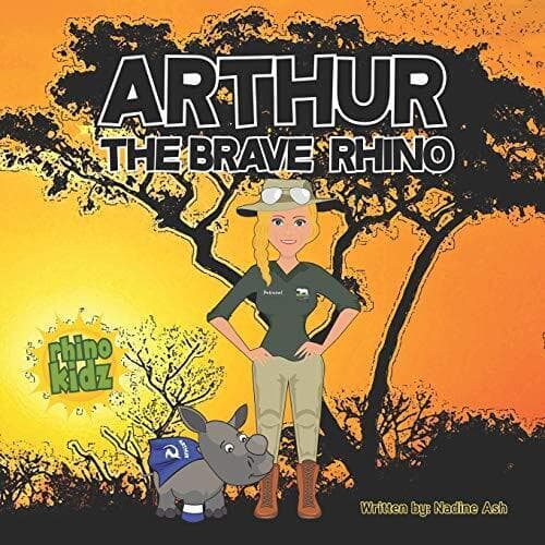 Arthur the Brave Rhino, Ash, Nadine Paperback Book Pre-Owned English