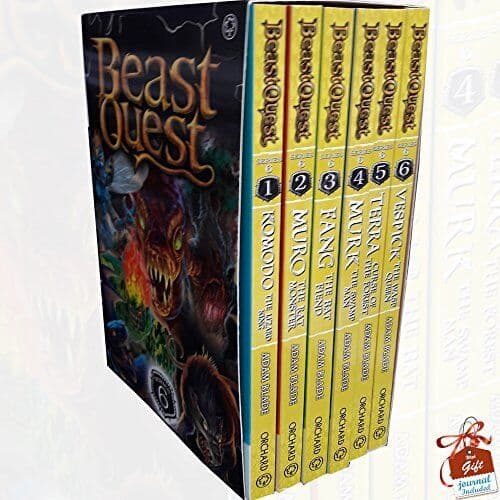 Beast Quest Series 6 Collection 6 s Set By Adam Blade With … by Adam Blade Paperback Book Pre-Owned English