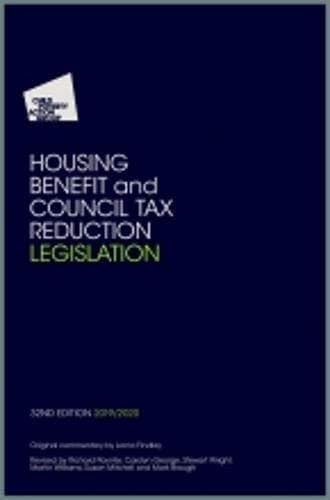 Housing Benefit and Council Tax Reduction Legislation… by Child Poverty Action Paperback Book Pre-Owned English