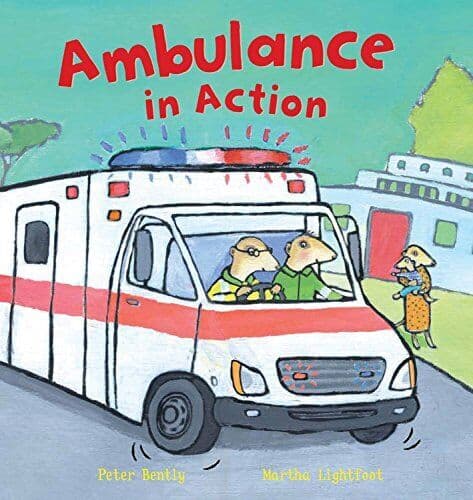 Ambulance in Action (Busy Wheels), Bently, Peter Paperback Book Pre-Owned English