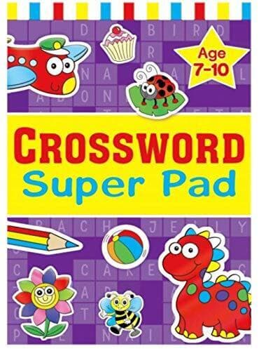 Children’s Crossword Super Pad Paperback Book Pre-Owned English