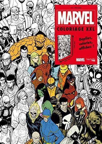 Marvel : Coloriage XXL by Beaujouan, Nicolas Paperback Book Pre-Owned English