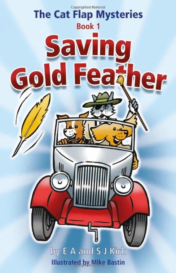 The Cat Flap Mysteries: Saving Gold Feather…, SJ Kirk Paperback Book Pre-Owned English