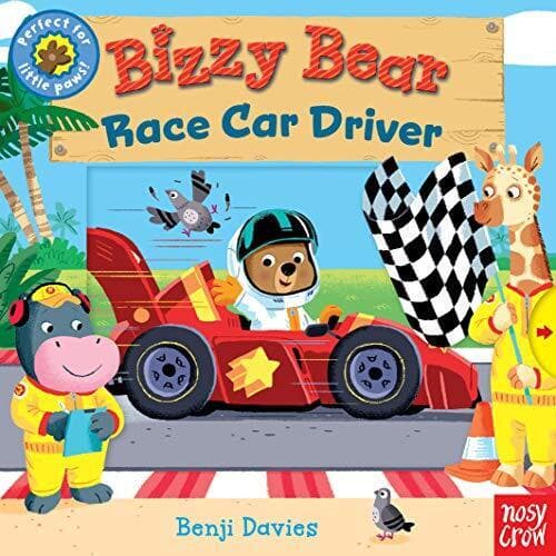 Bizzy Bear: Race Car Driver Paperback Book Pre-Owned English