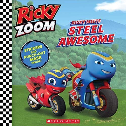 Ricky Meets Steel Awesome (Ricky Zoom) Paperback Book Pre-Owned English