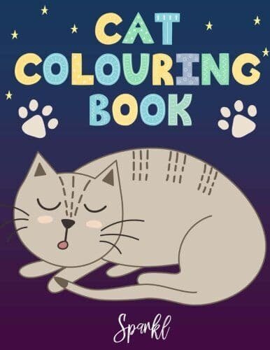 Cat Colouring : Gorgeous Cat Colouring B…, Sparkl Paperback Book Pre-Owned English